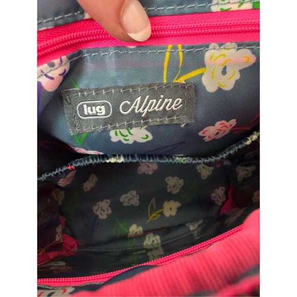 LUG ALPINE CROSSBODY BAG HOT PINK MAGENTA - Picture 6 of 7